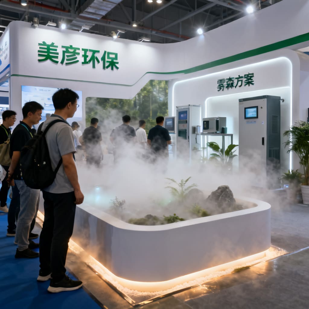 美彦环保亮相行业展会，雾森方案受热捧