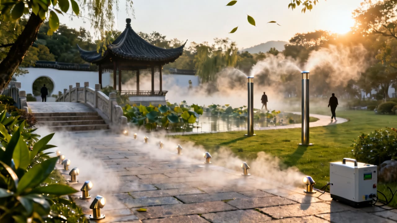 景区酒店小区都在装雾森，景观造雾到底能带来什么？